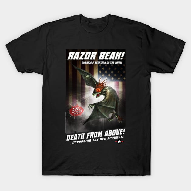 Razor Beak! T-Shirt by We Are 01Publishing